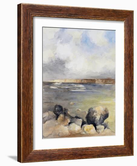 Along the Coast of Sardinia II-Lanie Loreth-Framed Art Print