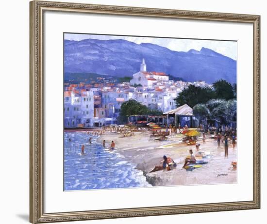 Along The Costa Brava-Howard Behrens-Framed Art Print