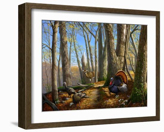 Along the Fence-Leo Stans-Framed Art Print