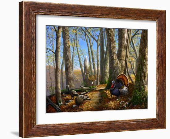 Along the Fence-Leo Stans-Framed Art Print