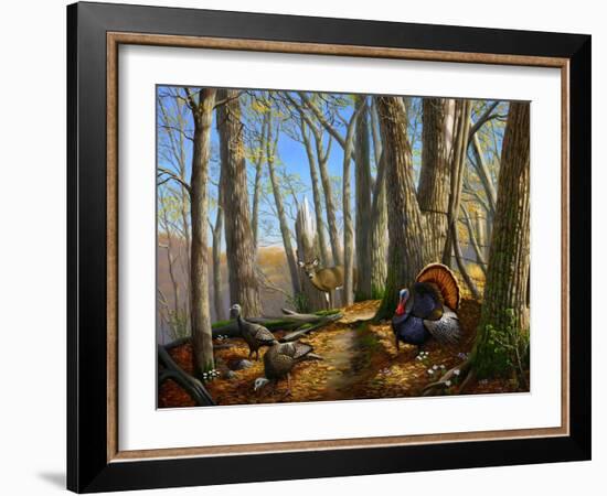 Along the Fence-Leo Stans-Framed Art Print