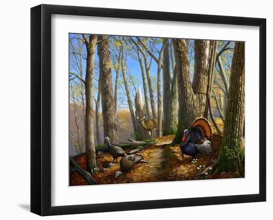 Along the Fence-Leo Stans-Framed Art Print