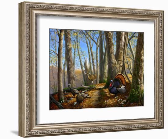 Along the Fence-Leo Stans-Framed Art Print