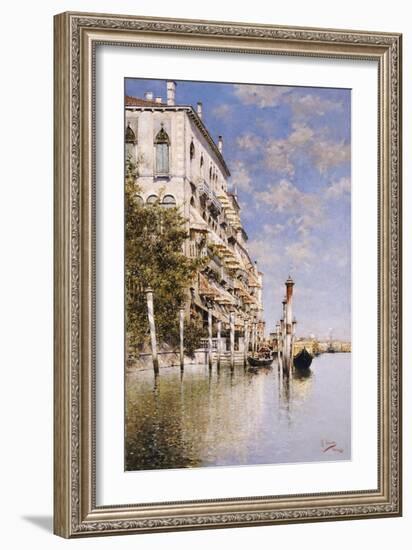 Along the Grand Canal-Rafael Senet-Framed Giclee Print