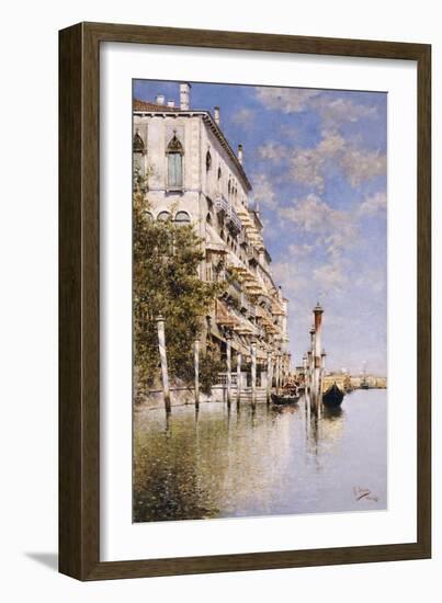 Along the Grand Canal-Rafael Senet-Framed Giclee Print