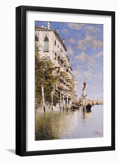 Along the Grand Canal-Rafael Senet-Framed Giclee Print