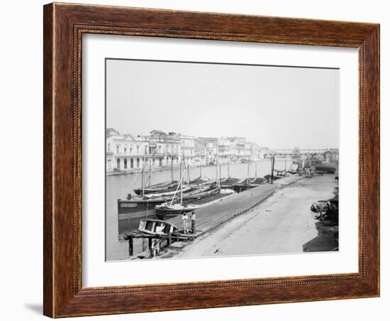 Along the Matanzas River, Matanzas, Cuba-null-Framed Photo