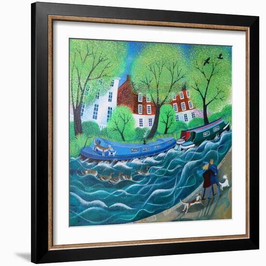 Along the Regents Canal, 2016-Lisa Graa Jensen-Framed Giclee Print