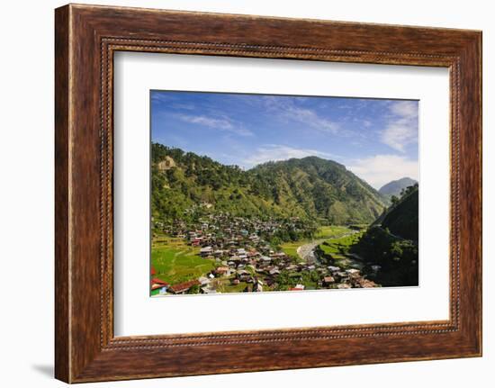 Along the Rice Terraces from Bontoc to Banaue, Luzon, Philippines-Michael Runkel-Framed Photographic Print