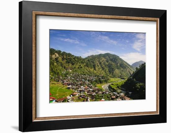 Along the Rice Terraces from Bontoc to Banaue, Luzon, Philippines-Michael Runkel-Framed Photographic Print