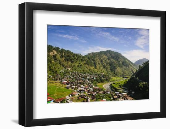 Along the Rice Terraces from Bontoc to Banaue, Luzon, Philippines-Michael Runkel-Framed Photographic Print