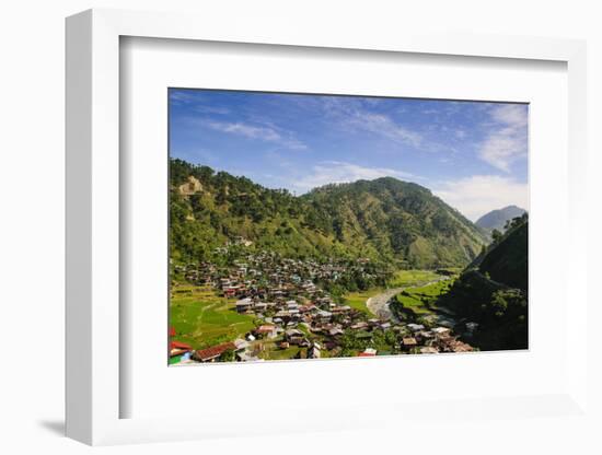 Along the Rice Terraces from Bontoc to Banaue, Luzon, Philippines-Michael Runkel-Framed Photographic Print