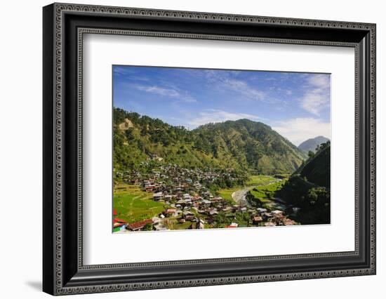 Along the Rice Terraces from Bontoc to Banaue, Luzon, Philippines-Michael Runkel-Framed Photographic Print