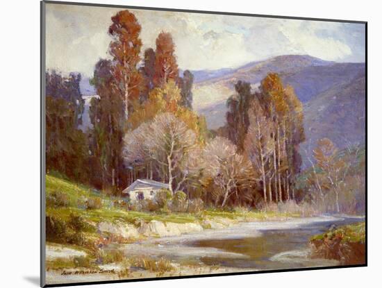 Along the River-Jack Wilkinson Smith-Mounted Art Print