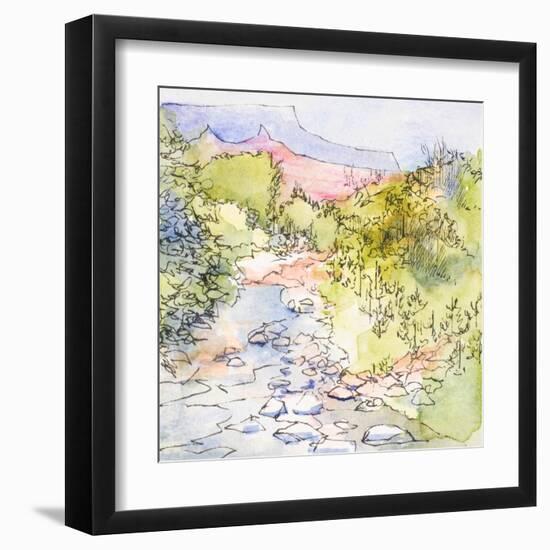 Along the River-Jane Slivka-Framed Art Print