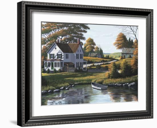 Along the Riverbank-Bill Saunders-Framed Giclee Print