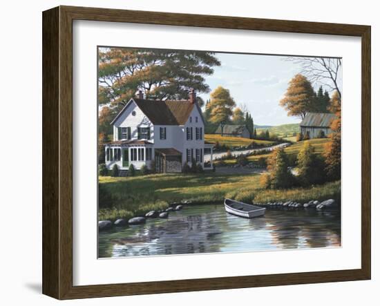 Along the Riverbank-Bill Saunders-Framed Giclee Print