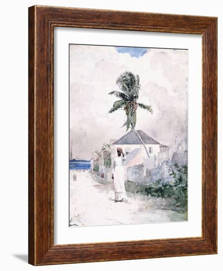 Along the Road, the Bahamas, 1885-Winslow Homer-Framed Giclee Print