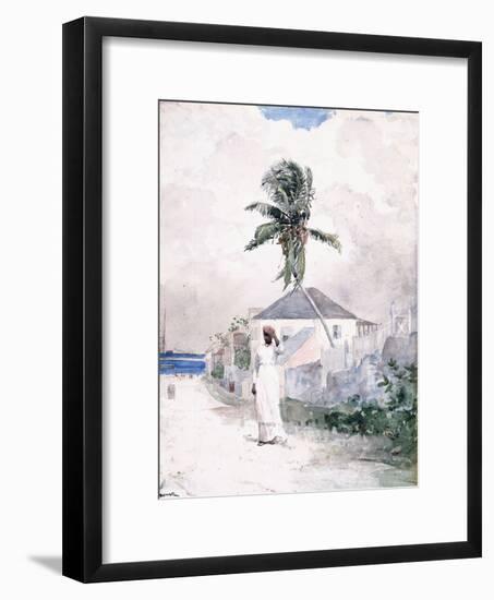 Along the Road, the Bahamas, 1885-Winslow Homer-Framed Giclee Print