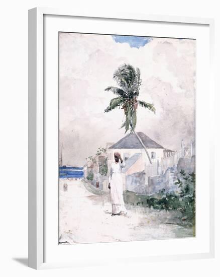 Along the Road, the Bahamas, 1885-Winslow Homer-Framed Giclee Print