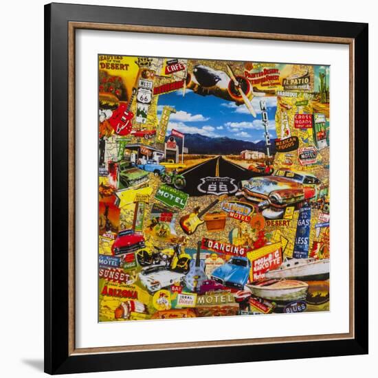 Along the Route-John Roy-Framed Giclee Print