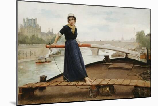 Along the Seine, 1879-Henry Bacon-Mounted Giclee Print