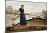 Along the Seine, 1879-Henry Bacon-Mounted Giclee Print