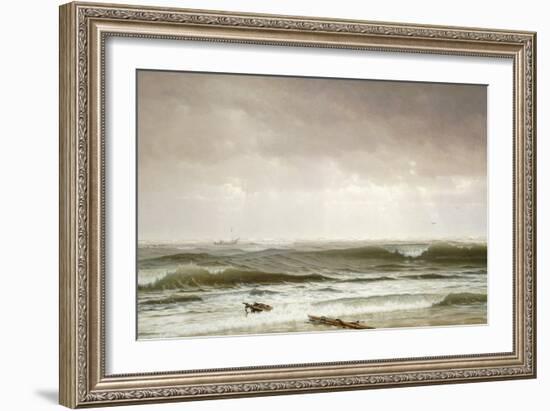 Along the Shore, 1870-William Trost Richards-Framed Giclee Print