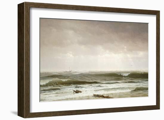 Along the Shore, 1870-William Trost Richards-Framed Giclee Print