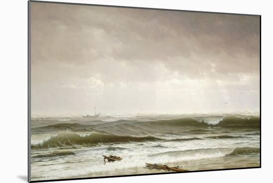 Along the Shore, 1870-William Trost Richards-Mounted Giclee Print