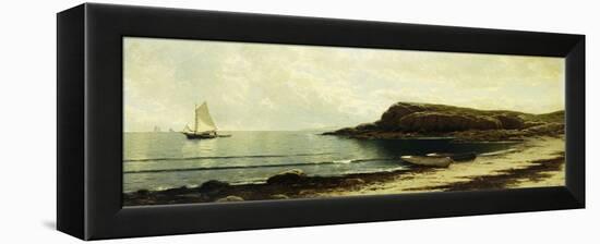 Along the Shore-Alfred Thompson Bricher-Framed Premier Image Canvas