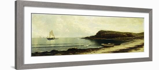 Along the Shore-Alfred Thompson Bricher-Framed Giclee Print