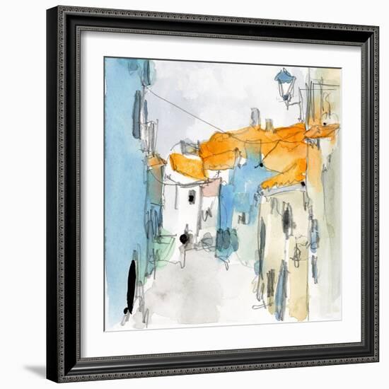 Along the Spanish Sidewalk I-Samuel Dixon-Framed Art Print