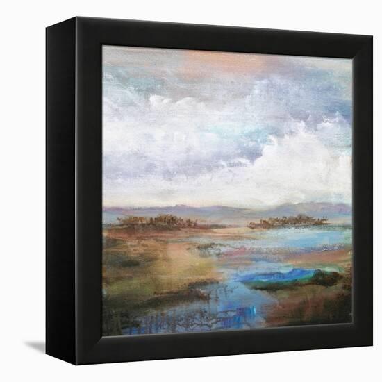 Along the Stream-Karen Hale-Framed Stretched Canvas