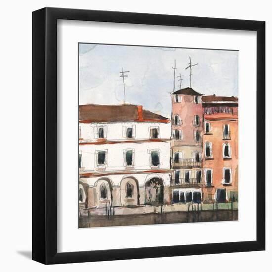 Along the Venice Facade-Samuel Dixon-Framed Art Print