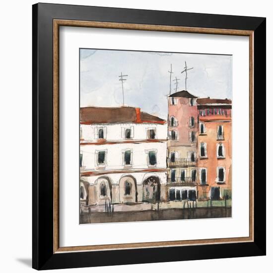 Along the Venice Facade-Samuel Dixon-Framed Art Print