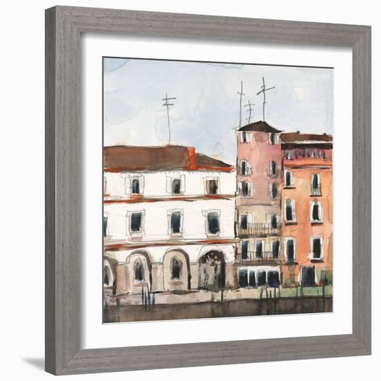 Along the Venice Facade-Samuel Dixon-Framed Art Print