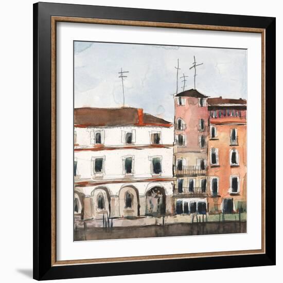 Along the Venice Facade-Samuel Dixon-Framed Art Print