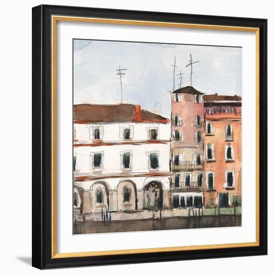 Along the Venice Facade-Samuel Dixon-Framed Art Print