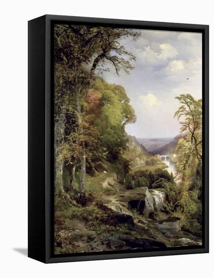 Along the Wissahickon-Thomas Moran-Framed Premier Image Canvas