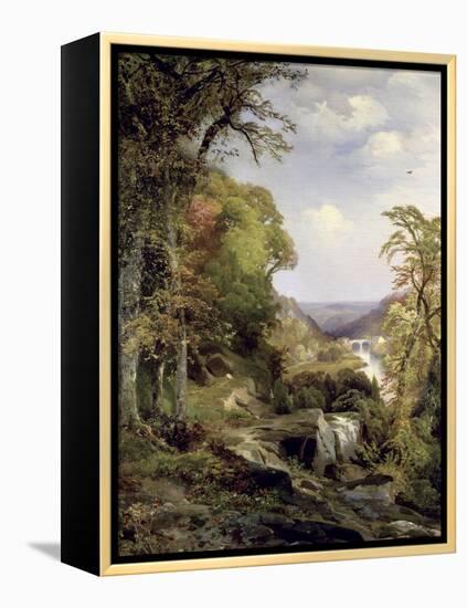 Along the Wissahickon-Thomas Moran-Framed Premier Image Canvas