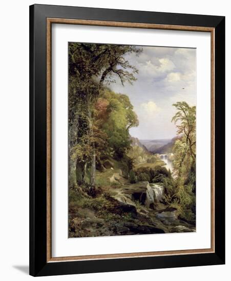 Along the Wissahickon-Thomas Moran-Framed Giclee Print