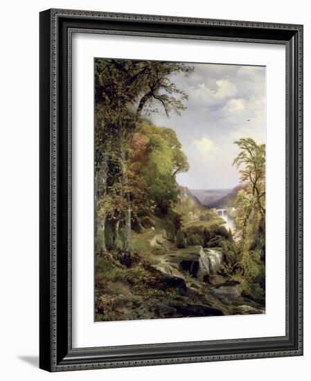 Along the Wissahickon-Thomas Moran-Framed Giclee Print