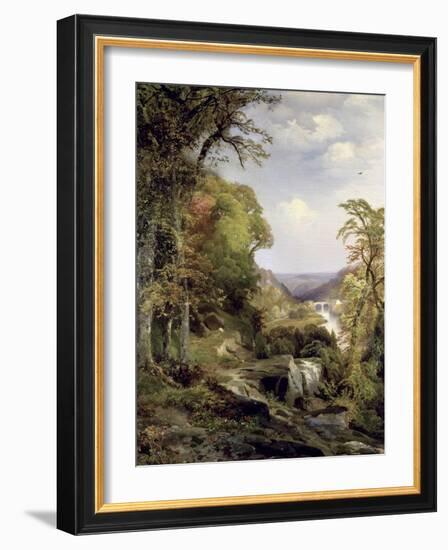 Along the Wissahickon-Thomas Moran-Framed Giclee Print