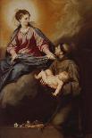 The Mother of God Appearing to St. Anthony. Between 1645 and 1652-Alonso Cano-Giclee Print