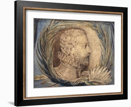 Alonso De Ercilla Y Zúñiga, C.1800-William Blake-Framed Giclee Print