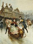 The Suitor's Sleighride-Alonso Perez-Giclee Print