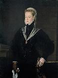 Portrait of Anna of Austria, Queen Consort of Spain, 1571-Alonso Sánchez Coello-Premier Image Canvas