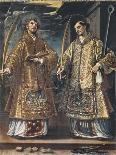 Saint Lawrence and Saint Stephen-Alonso Sanchez Coello-Art Print