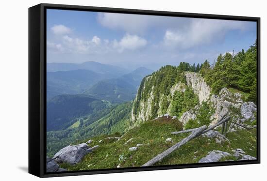 Alp scenery, Rote Wand (mountain), Styria, Austria, Europe,-David & Micha Sheldon-Framed Stretched Canvas